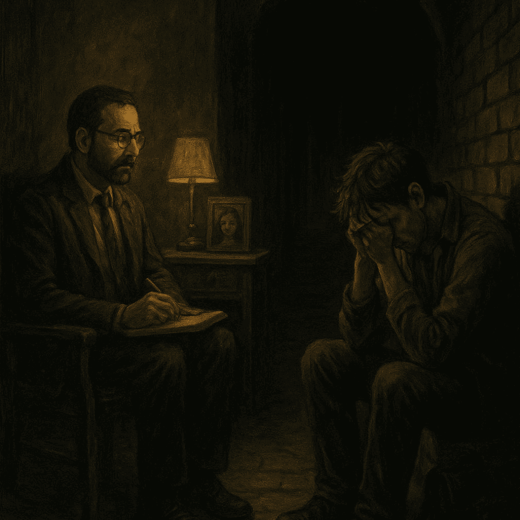 Dark Corridors Illustration
